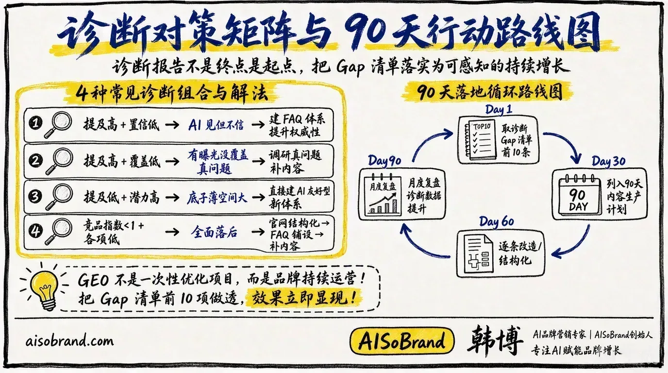 诊断对策矩阵与90天行动路线图